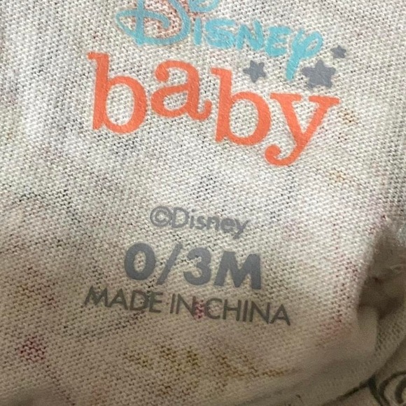 Disney "Bambi" Baby Girl Red white blue Thumper jumper 2 piece dress 0-3 Months - Picture 4 of 5